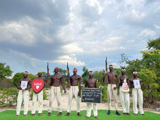 Los mejores deseos de la danza africana Vídeo personalizado | Equipo colorido